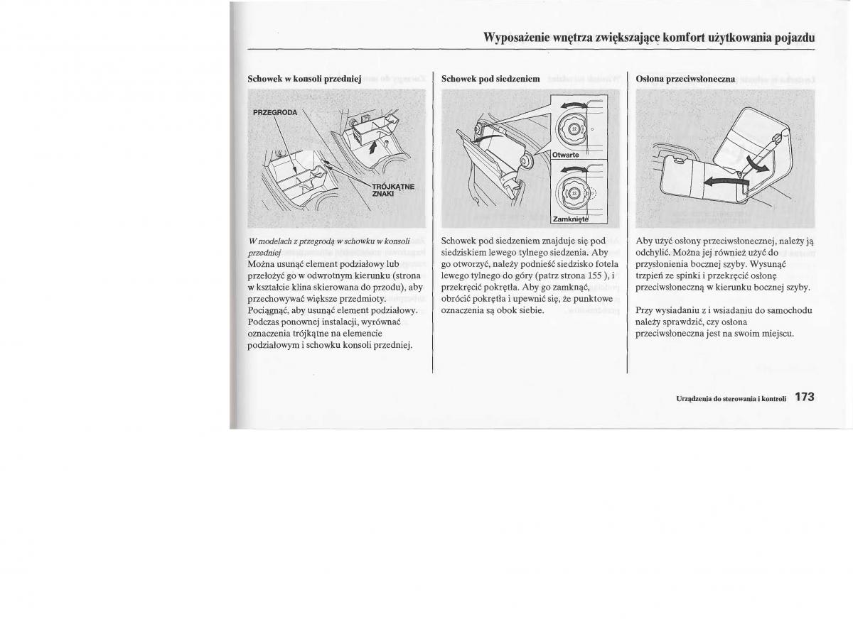 manual  Honda Jazz III 3 Fit II instrukcja / page 172