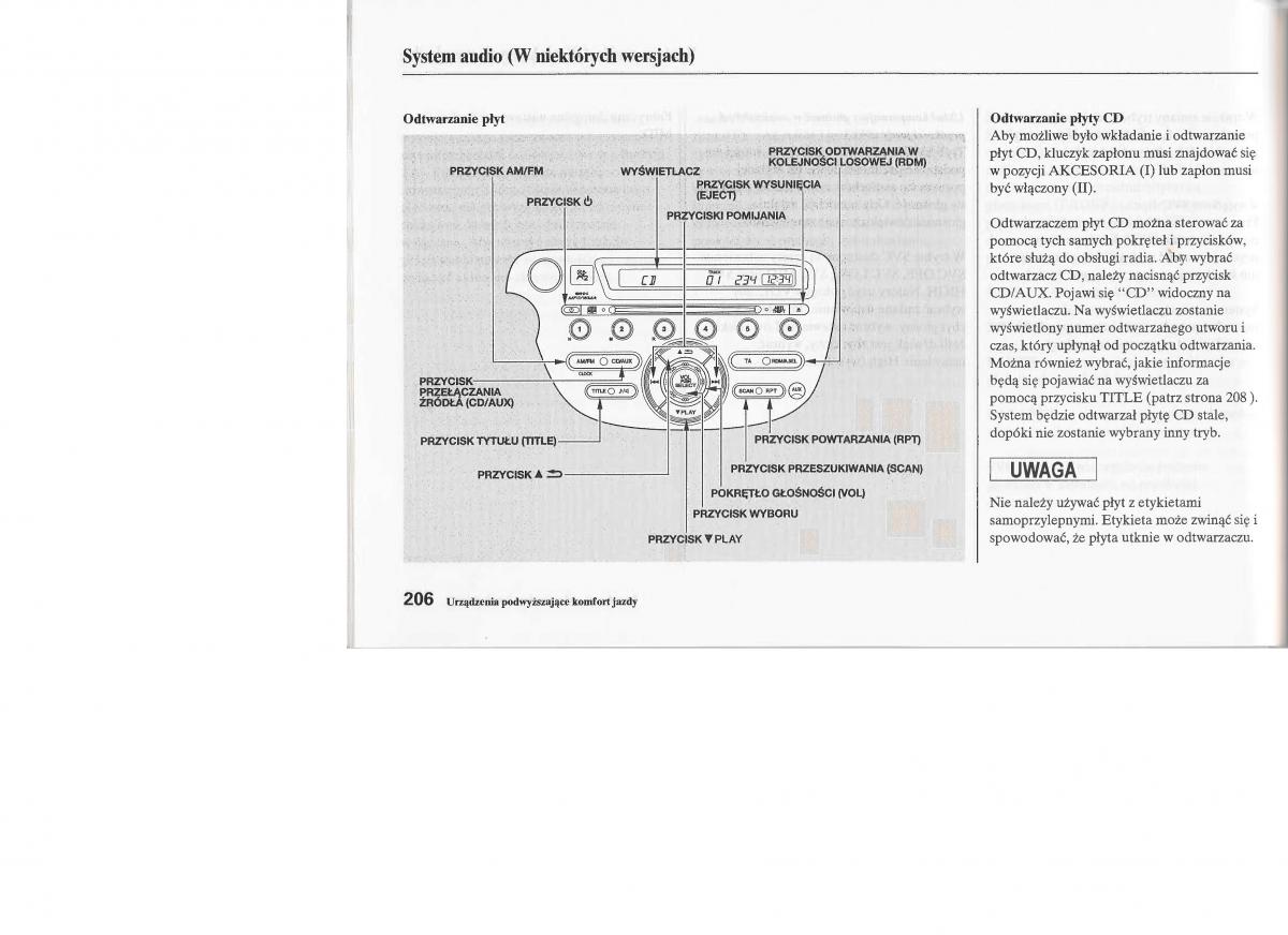 manual  Honda Jazz III 3 Fit II instrukcja / page 205