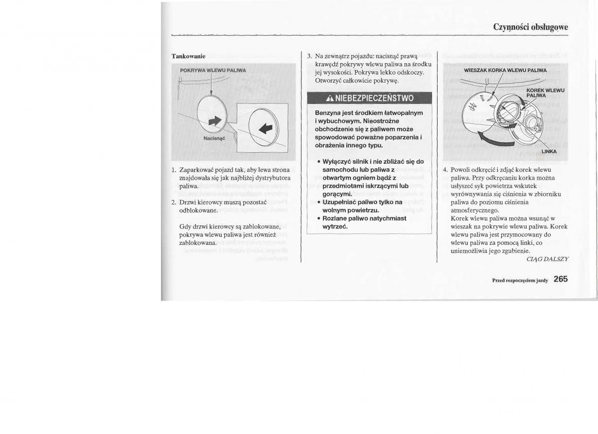 manual  Honda Jazz III 3 Fit II instrukcja / page 264