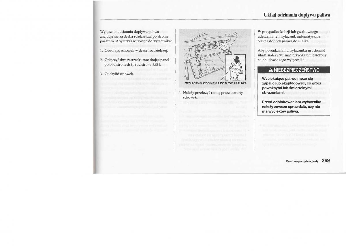 manual  Honda Jazz III 3 Fit II instrukcja / page 268