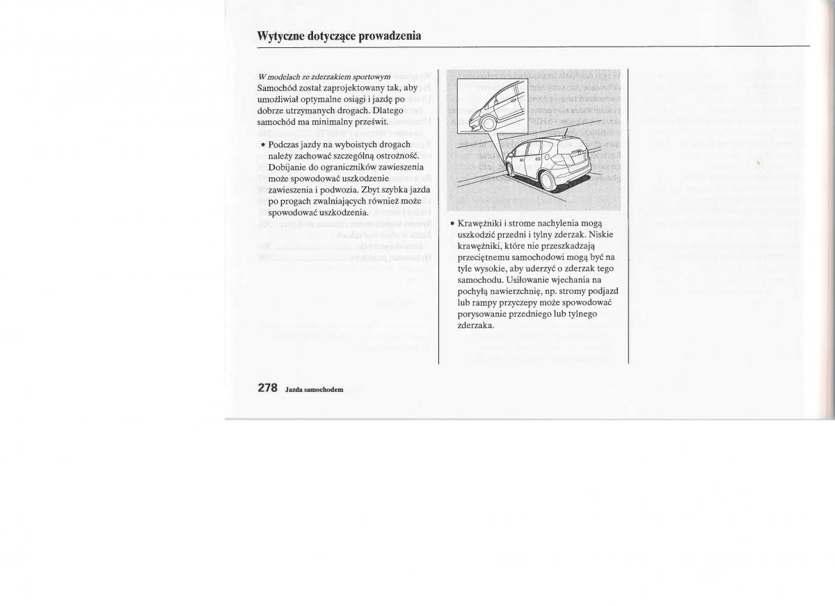 manual  Honda Jazz III 3 Fit II instrukcja / page 276