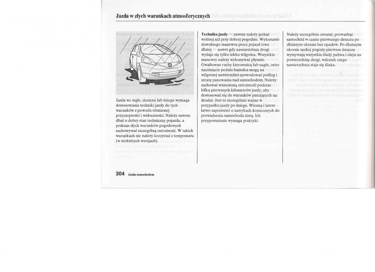 manual  Honda Jazz III 3 Fit II instrukcja / page 302