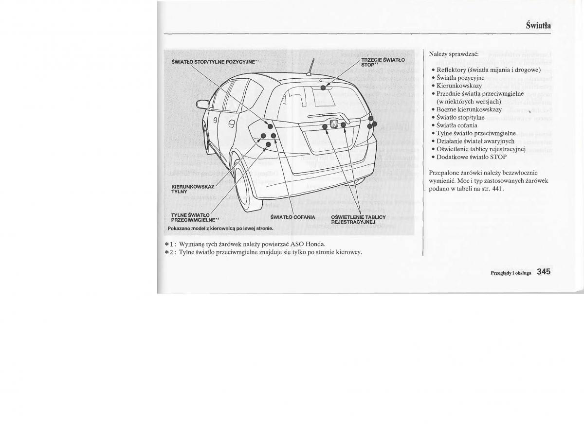 manual  Honda Jazz III 3 Fit II instrukcja / page 342