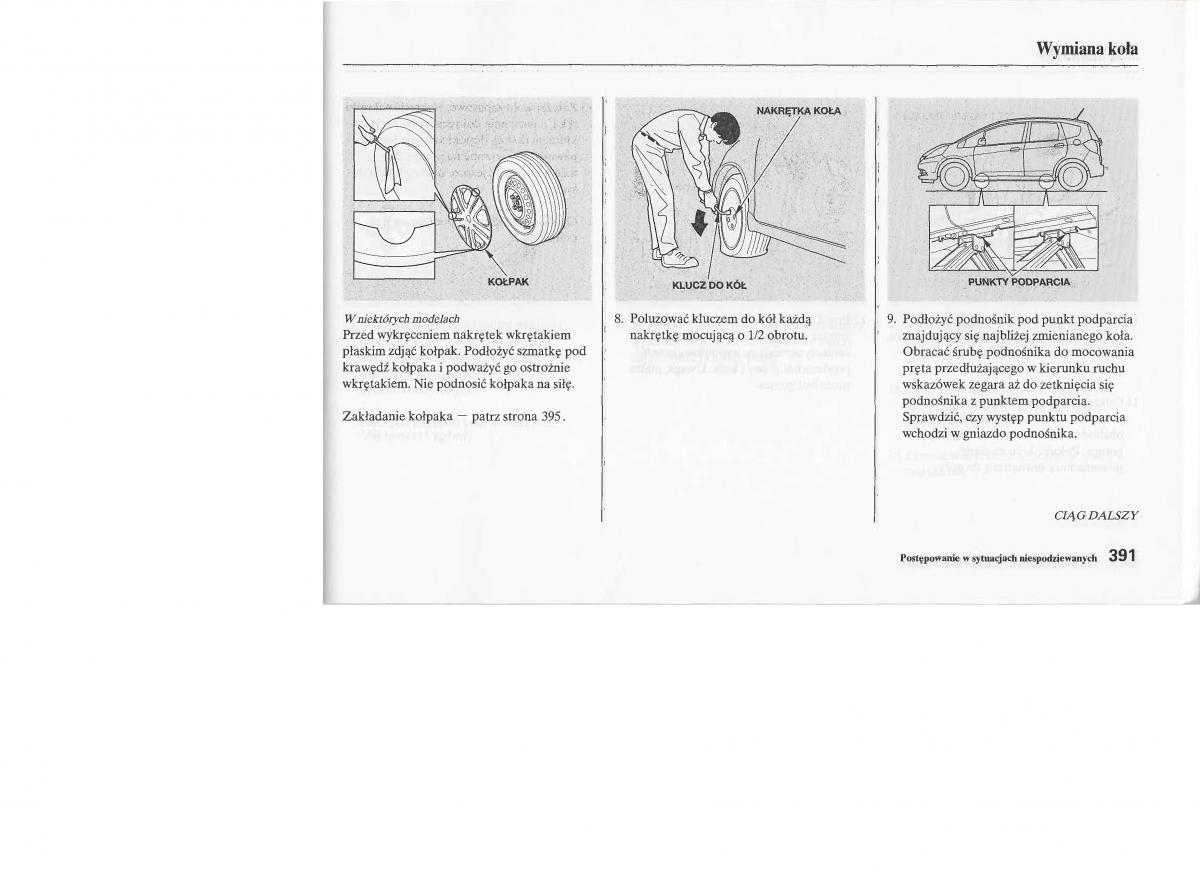 manual  Honda Jazz III 3 Fit II instrukcja / page 390