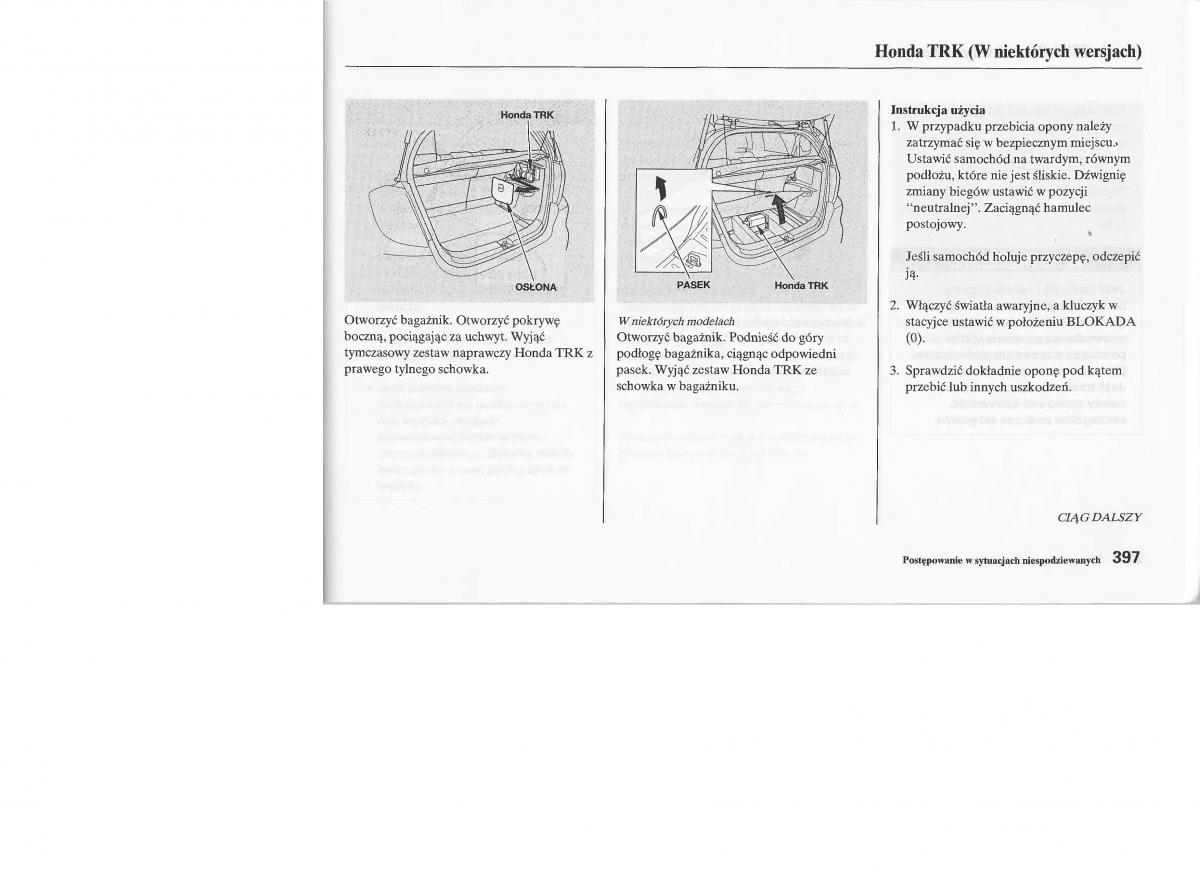 manual  Honda Jazz III 3 Fit II instrukcja / page 396