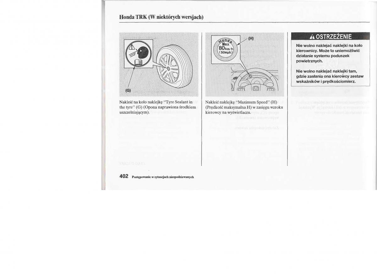 manual  Honda Jazz III 3 Fit II instrukcja / page 401