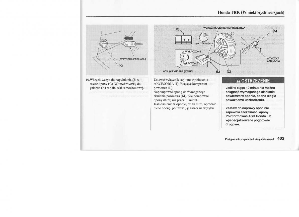 manual  Honda Jazz III 3 Fit II instrukcja / page 402