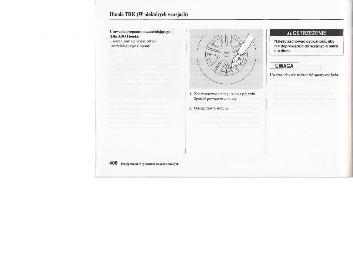 manual  Honda Jazz III 3 Fit II instrukcja / page 407