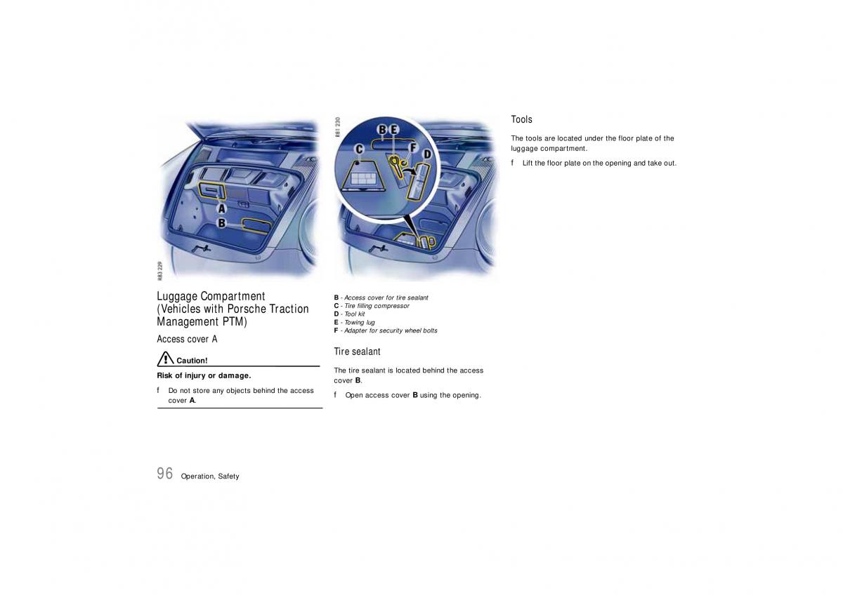 Porsche Carrera 911 997 owners manual / page 98