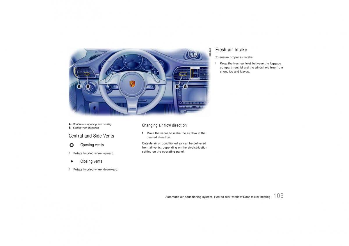 Porsche Carrera 911 997 owners manual / page 111