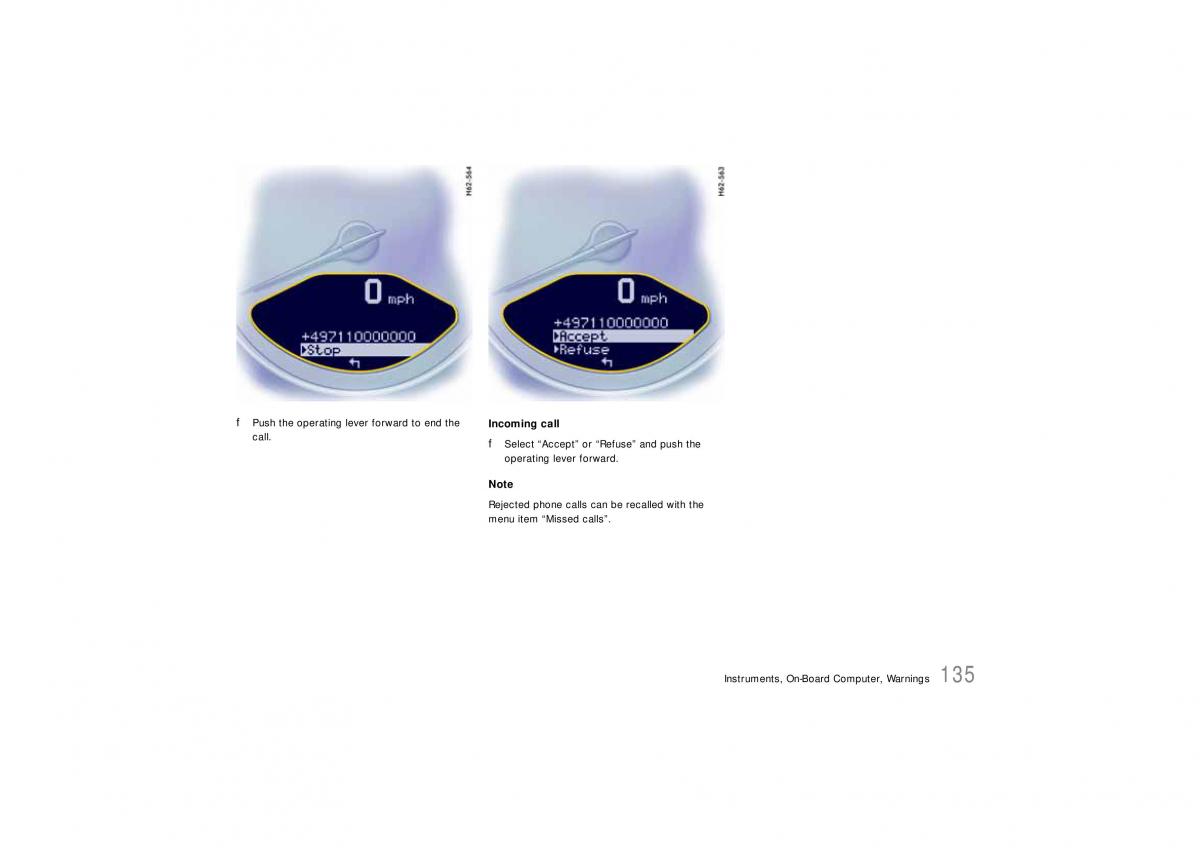 Porsche Carrera 911 997 owners manual / page 137