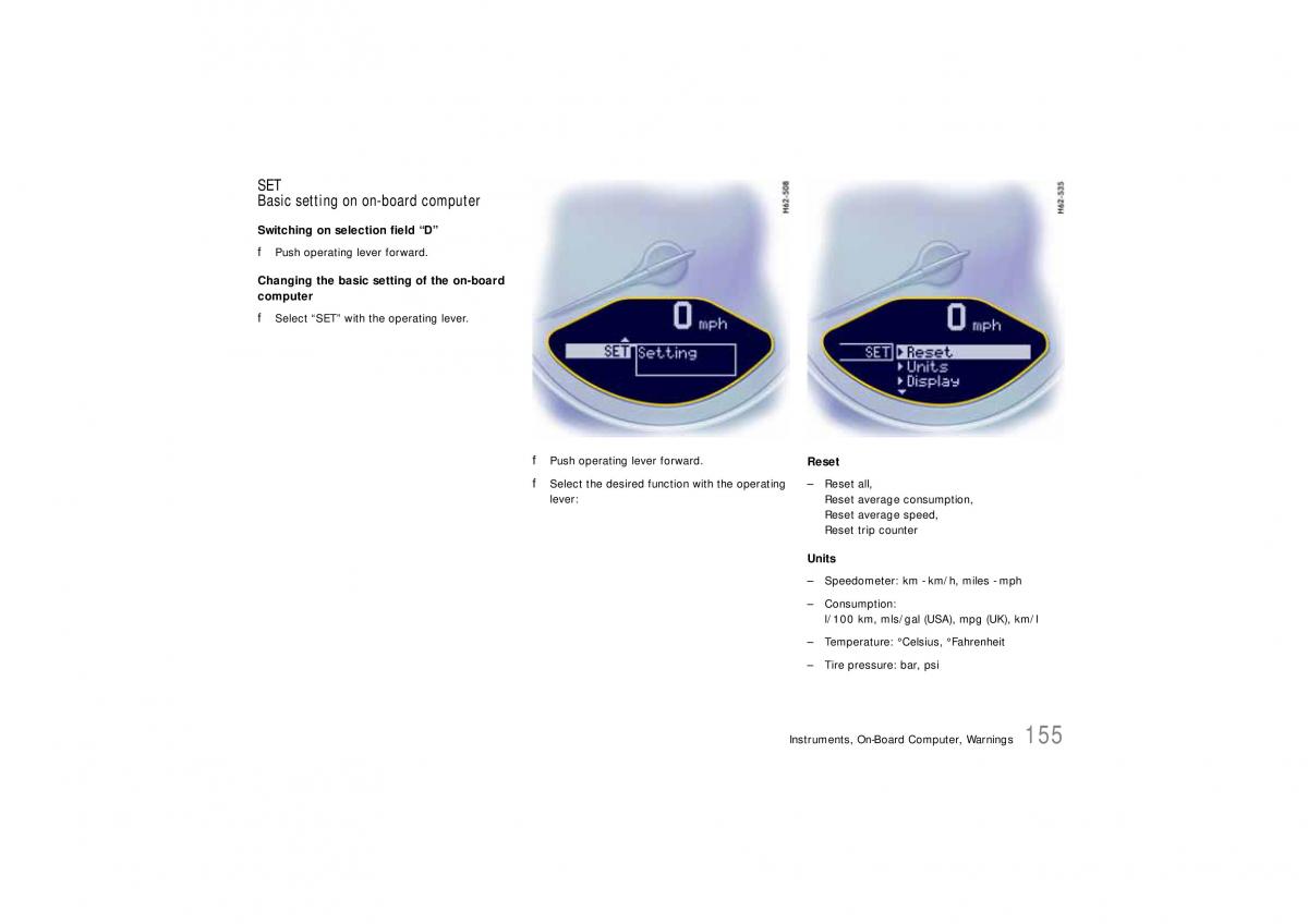 Porsche Carrera 911 997 owners manual / page 157