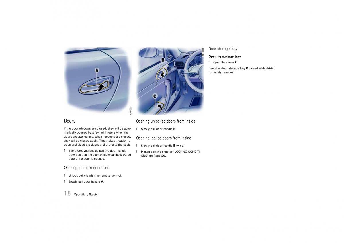 manual  Porsche Carrera 911 997 owners manual / page 20