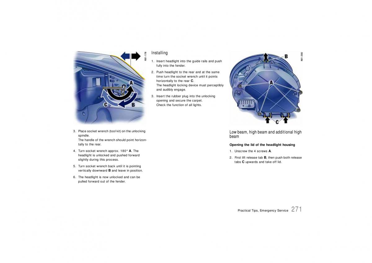 Porsche Carrera 911 997 owners manual / page 273