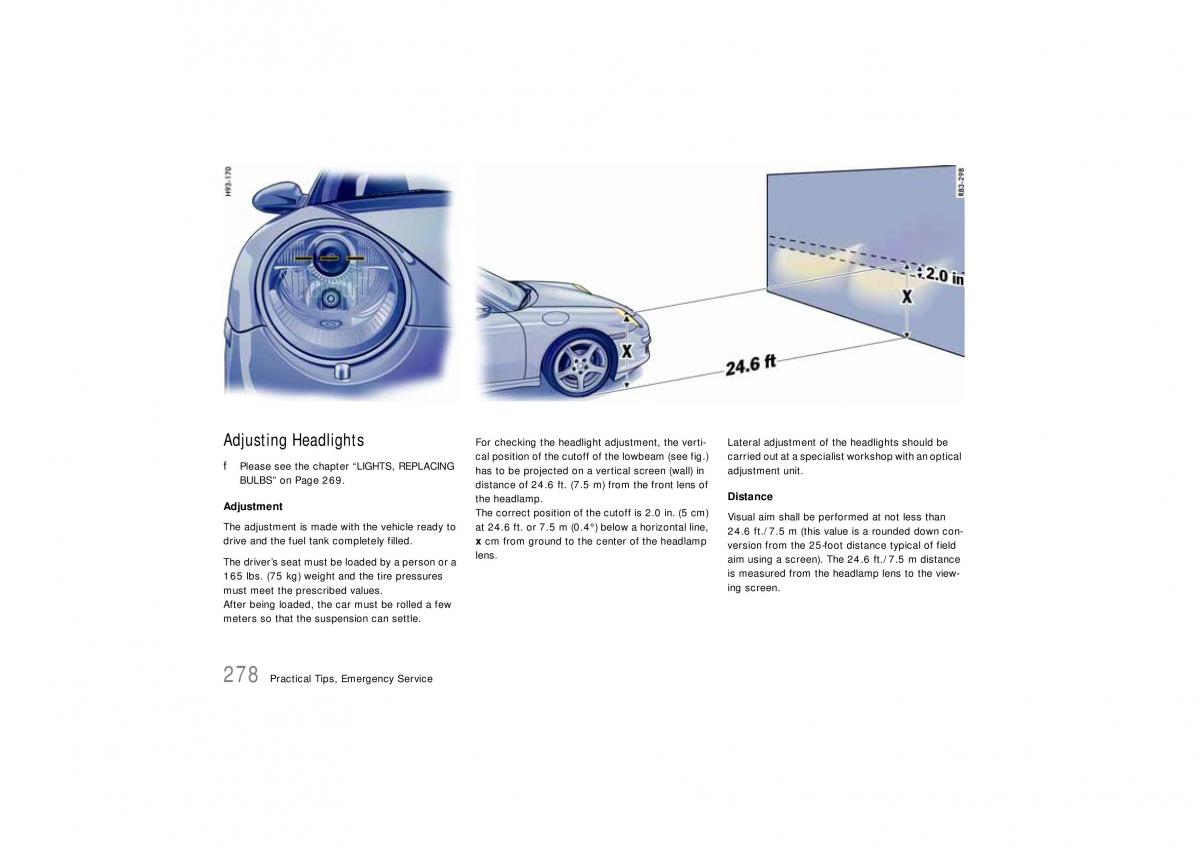 Porsche Carrera 911 997 owners manual / page 280