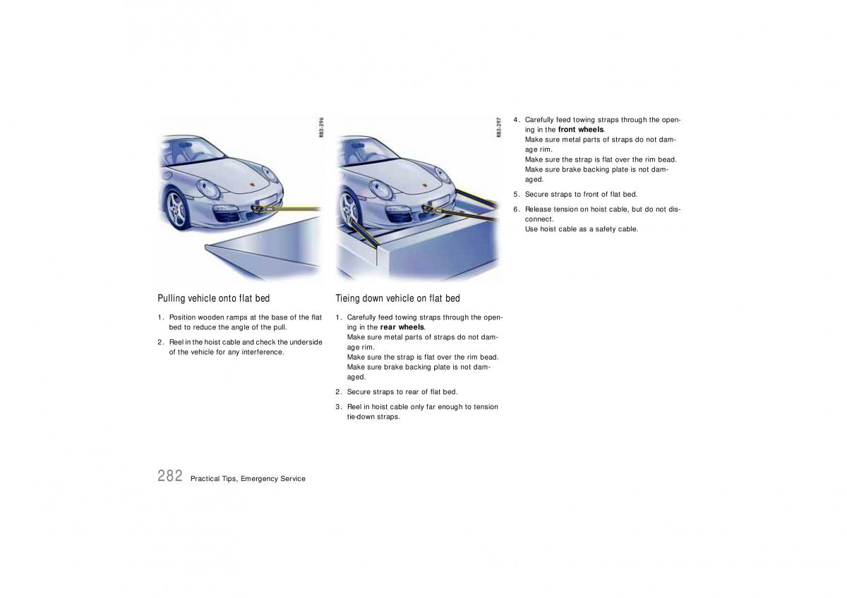 Porsche Carrera 911 997 owners manual / page 284