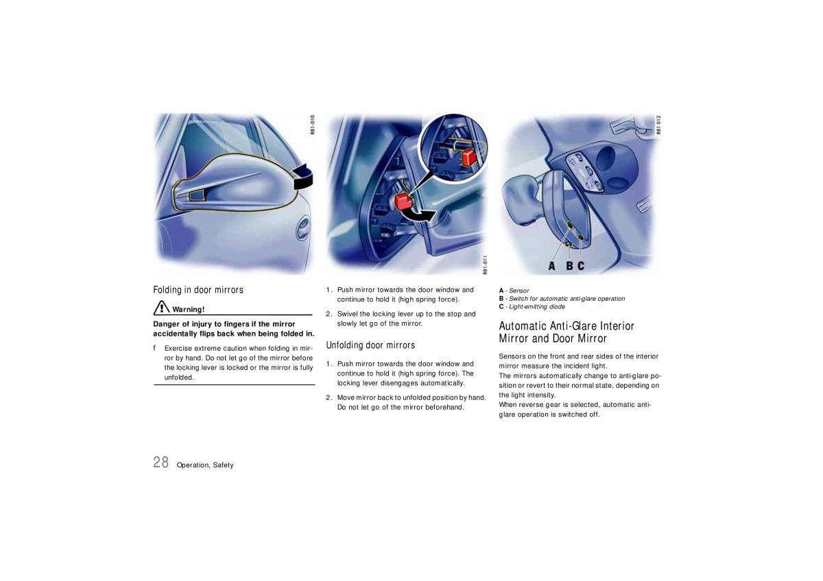 Porsche Carrera 911 997 owners manual / page 30