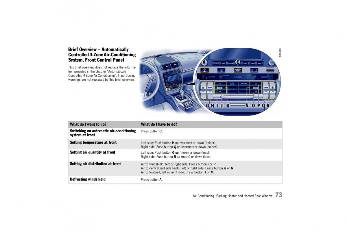 Porsche Cayenne I 1 owners manual / page 73