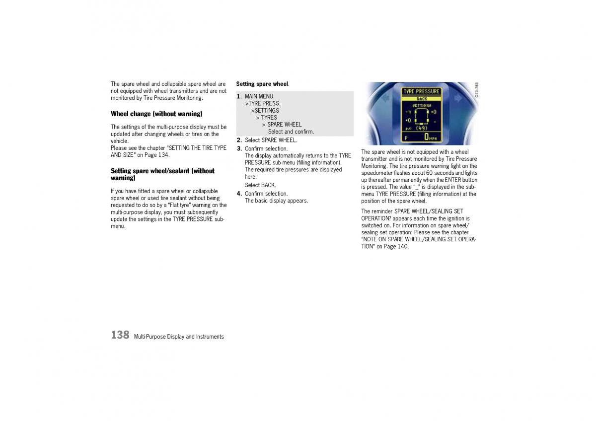 Porsche Cayenne I 1 owners manual / page 138