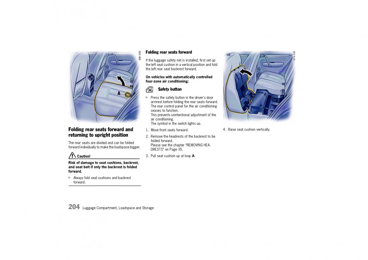 Porsche Cayenne I 1 owners manual / page 204