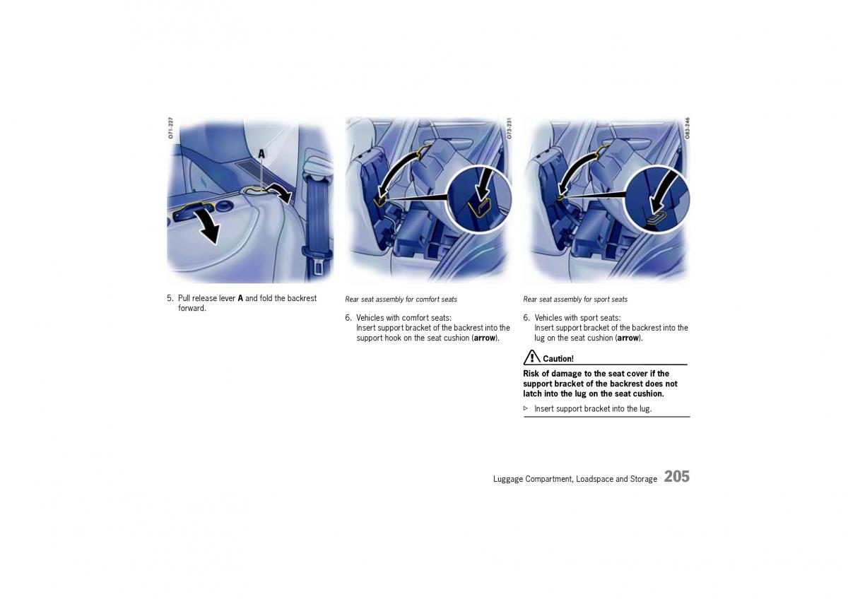 Porsche Cayenne I 1 owners manual / page 205