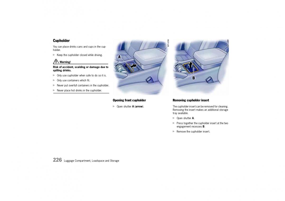 Porsche Cayenne I 1 owners manual / page 226