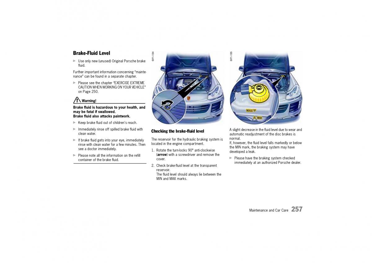 Porsche Cayenne I 1 owners manual / page 257