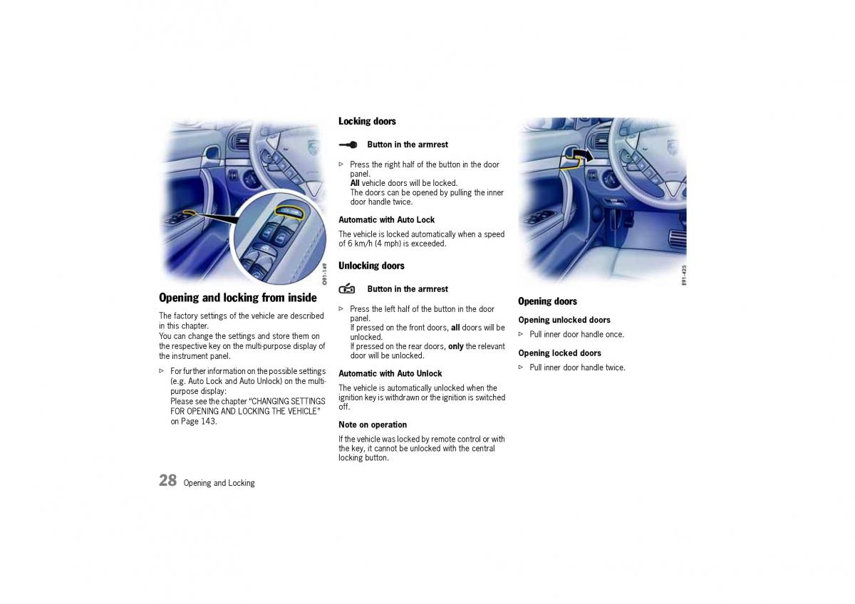 Porsche Cayenne I 1 owners manual / page 28