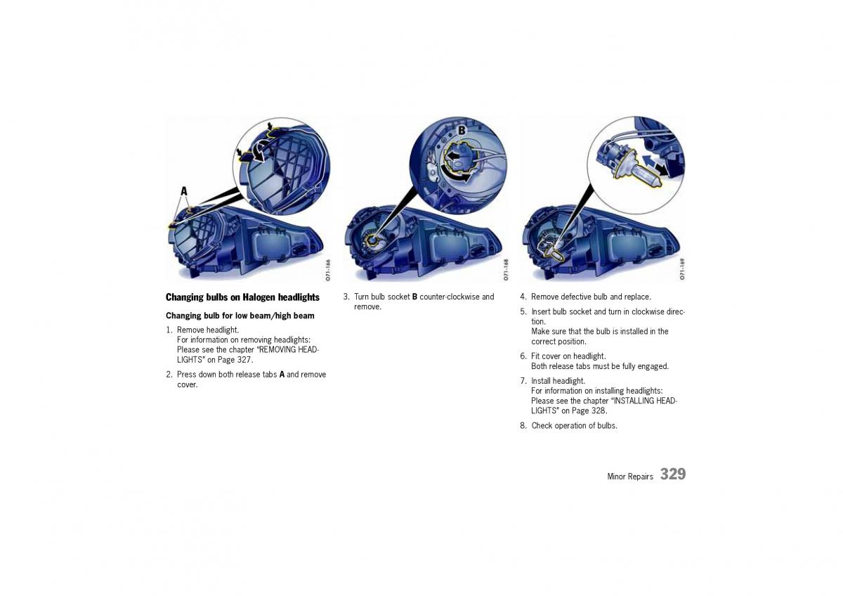 Porsche Cayenne I 1 owners manual / page 329