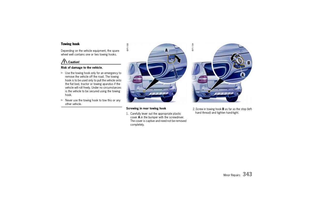 Porsche Cayenne I 1 owners manual / page 343