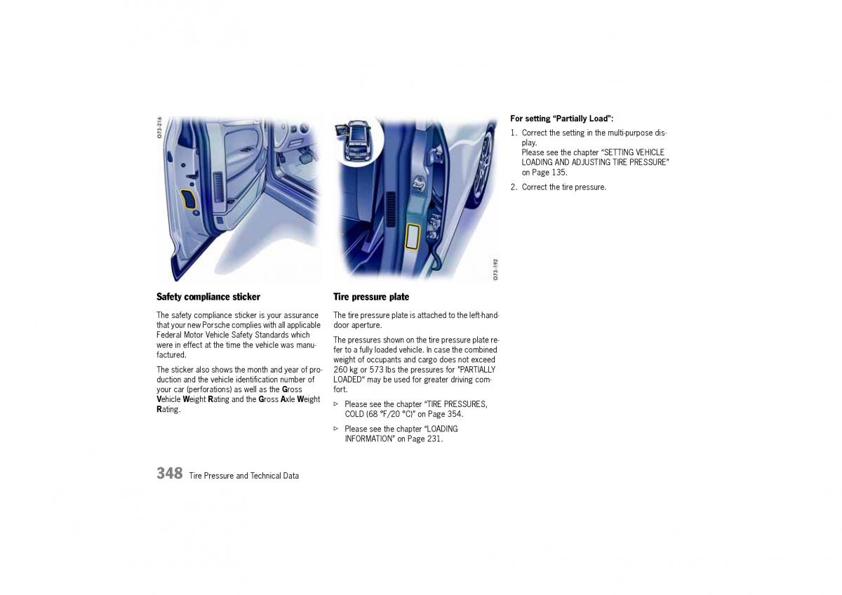 Porsche Cayenne I 1 owners manual / page 348