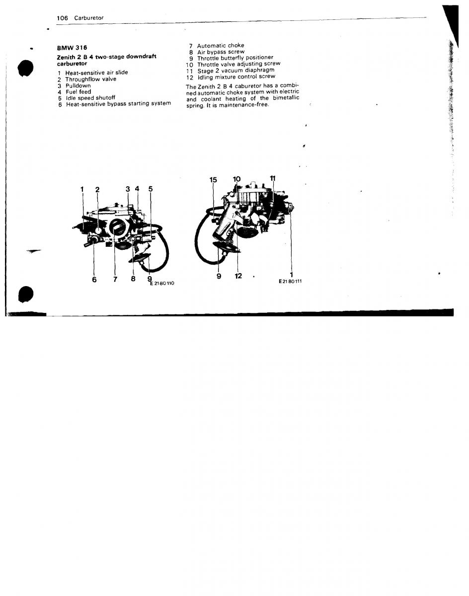 manual BMW 3 E21 BMW 3 E21 316 318i 320 323i owners manual / page 101