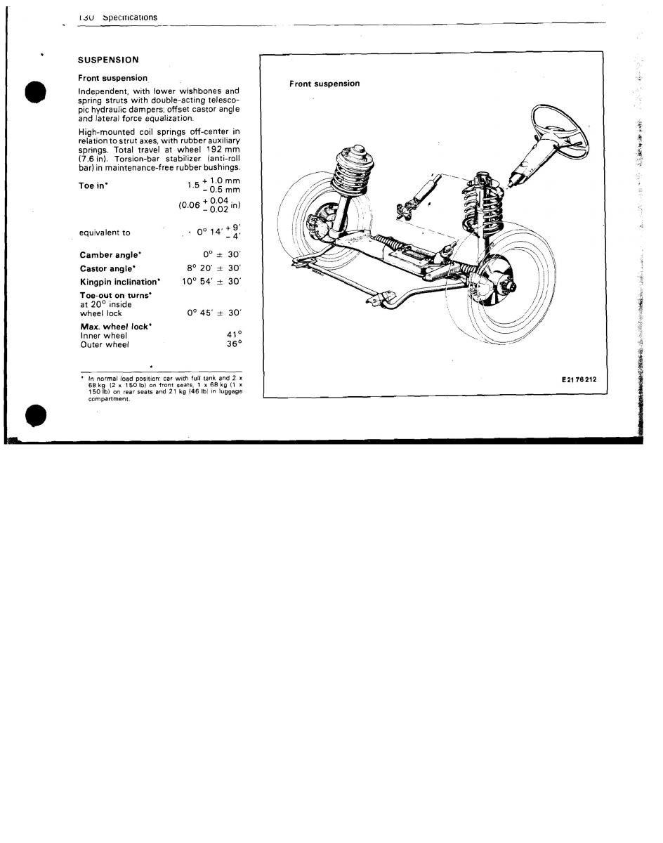 manual BMW 3 E21 BMW 3 E21 316 318i 320 323i owners manual / page 122