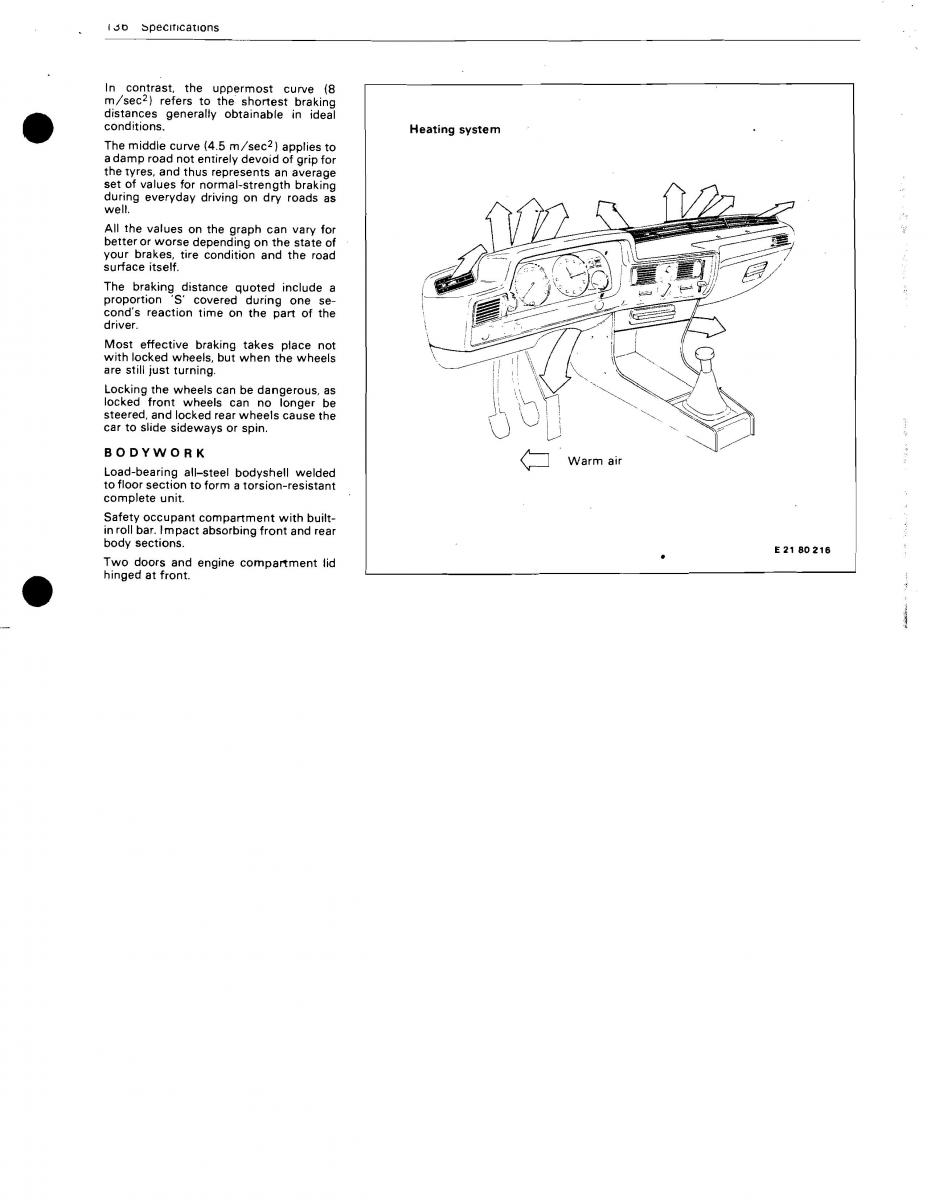 manual BMW 3 E21 BMW 3 E21 316 318i 320 323i owners manual / page 128