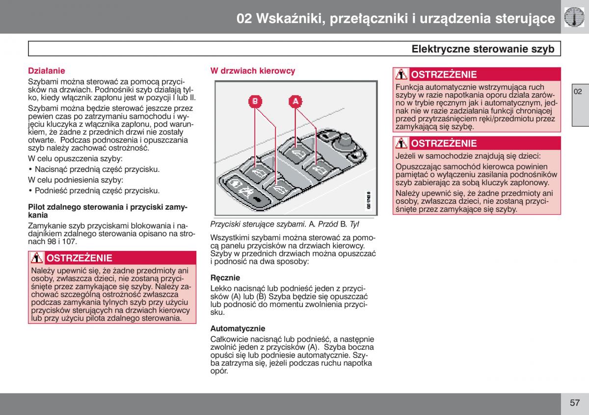 manual  Volvo S40 II instrukcja / page 58