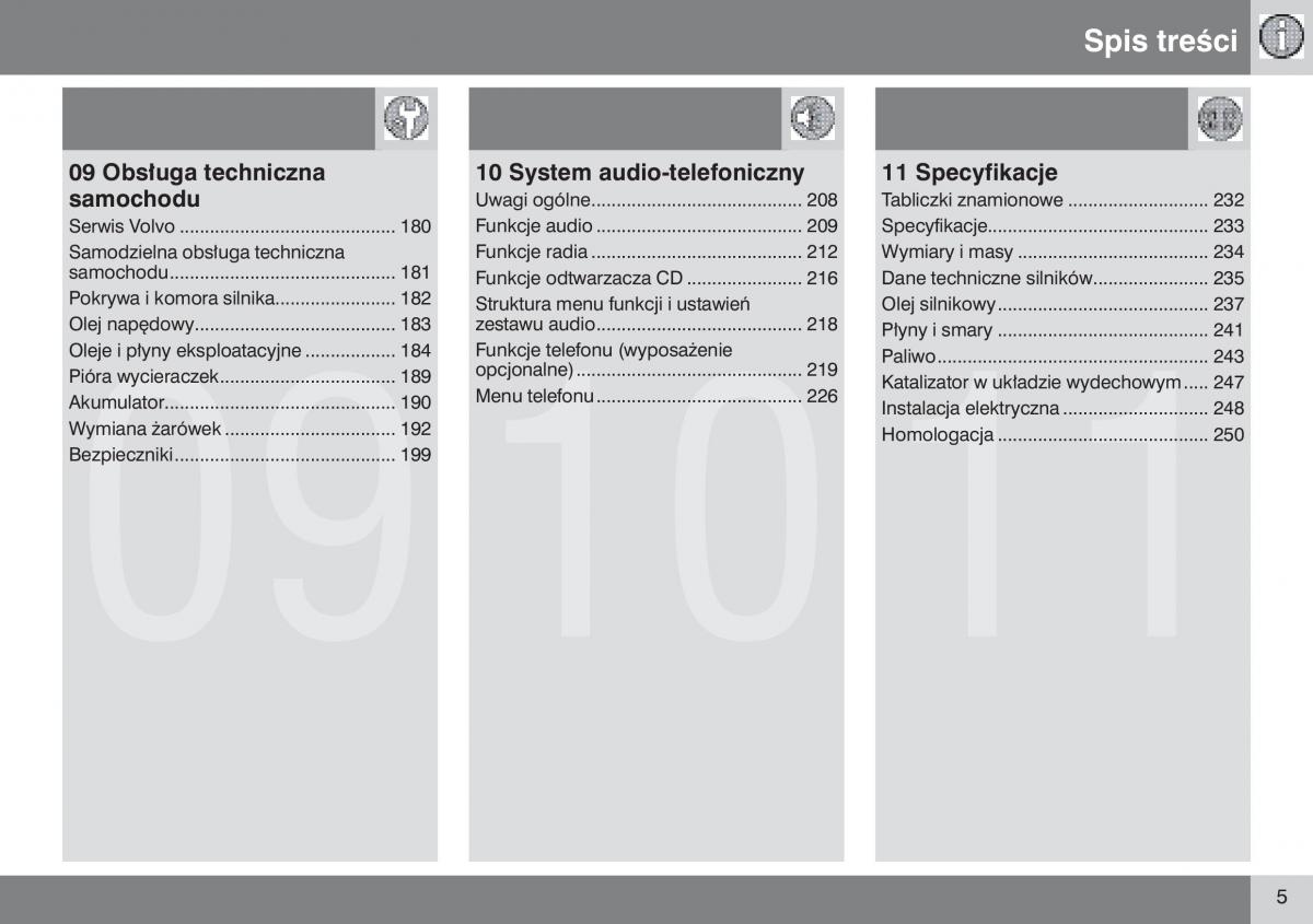 Volvo S40 II instrukcja obslugi / page 6