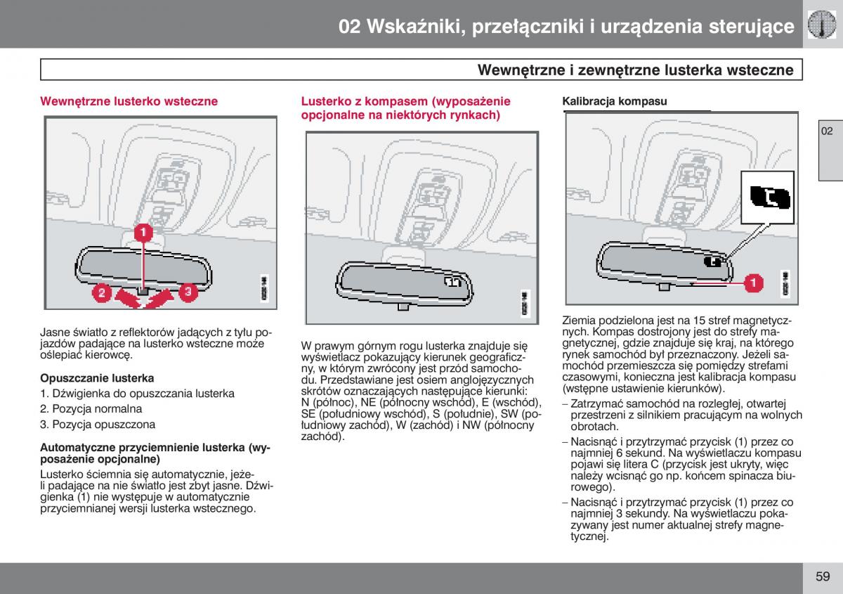 manual  Volvo S40 II instrukcja / page 60