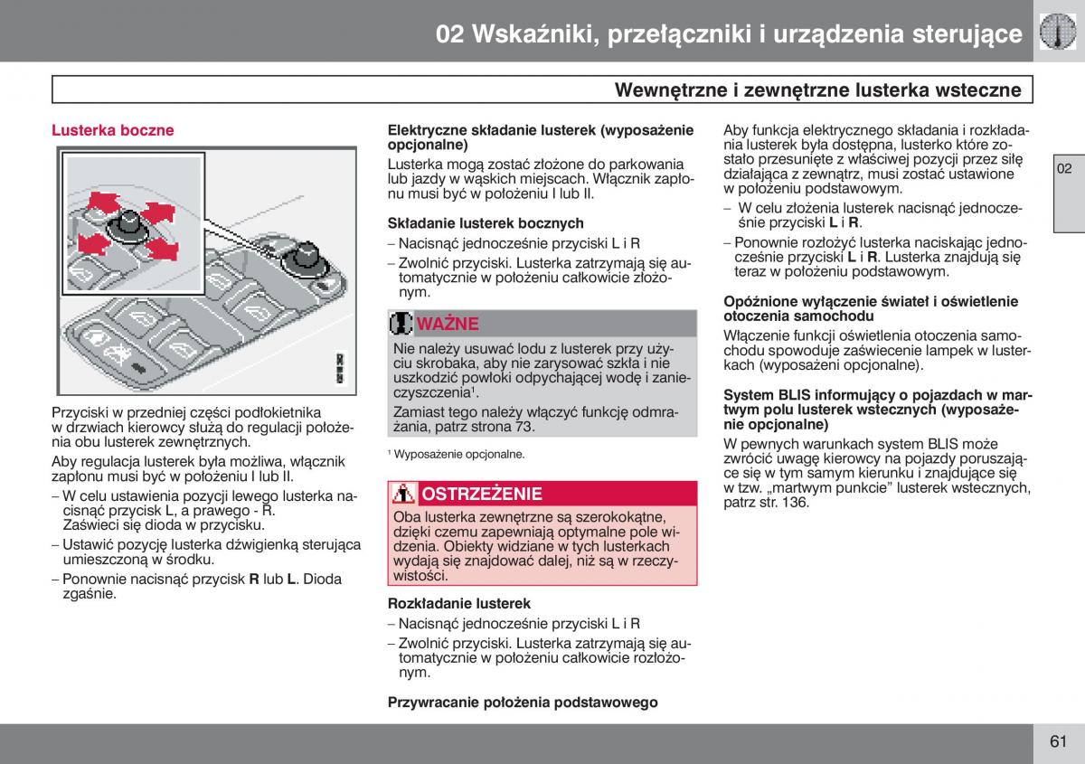 manual  Volvo S40 II instrukcja / page 62