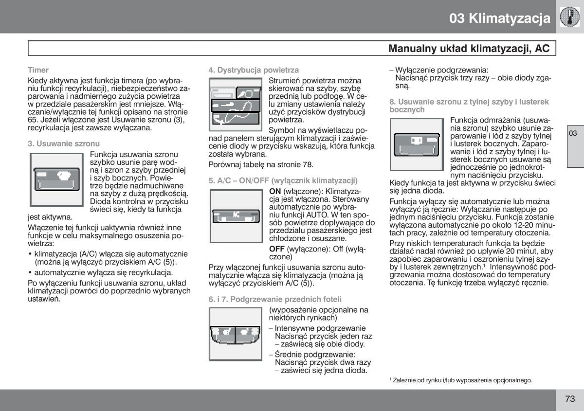 manual  Volvo S40 II instrukcja / page 74