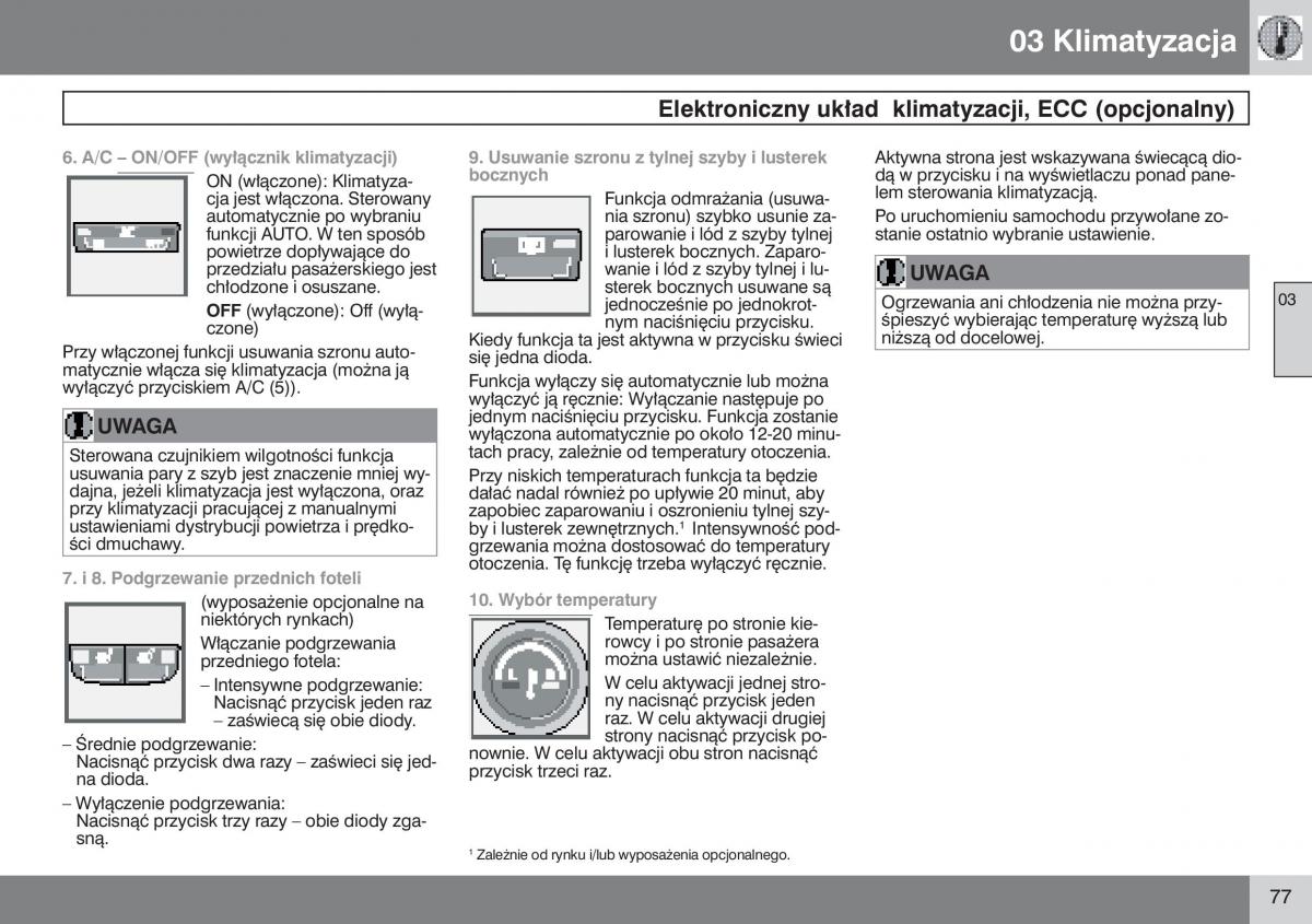 manual  Volvo S40 II instrukcja / page 78