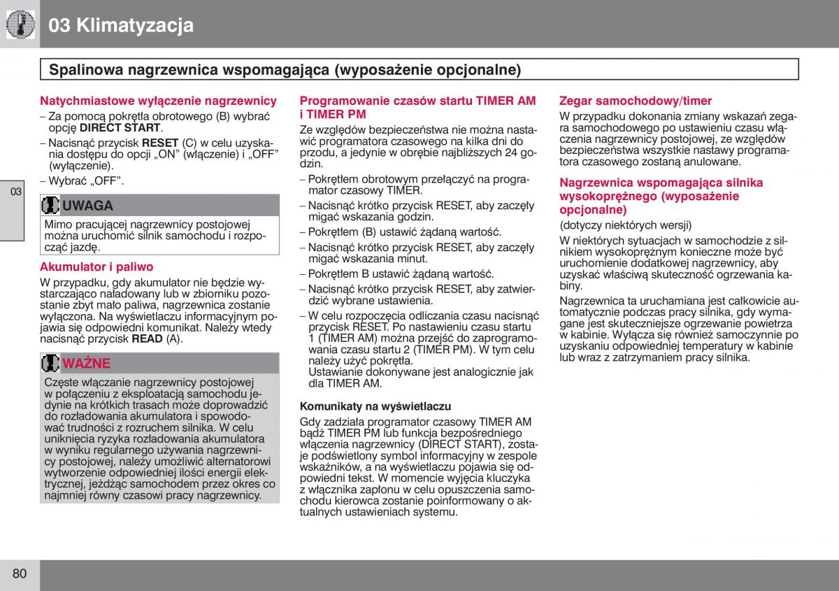 manual  Volvo S40 II instrukcja / page 81