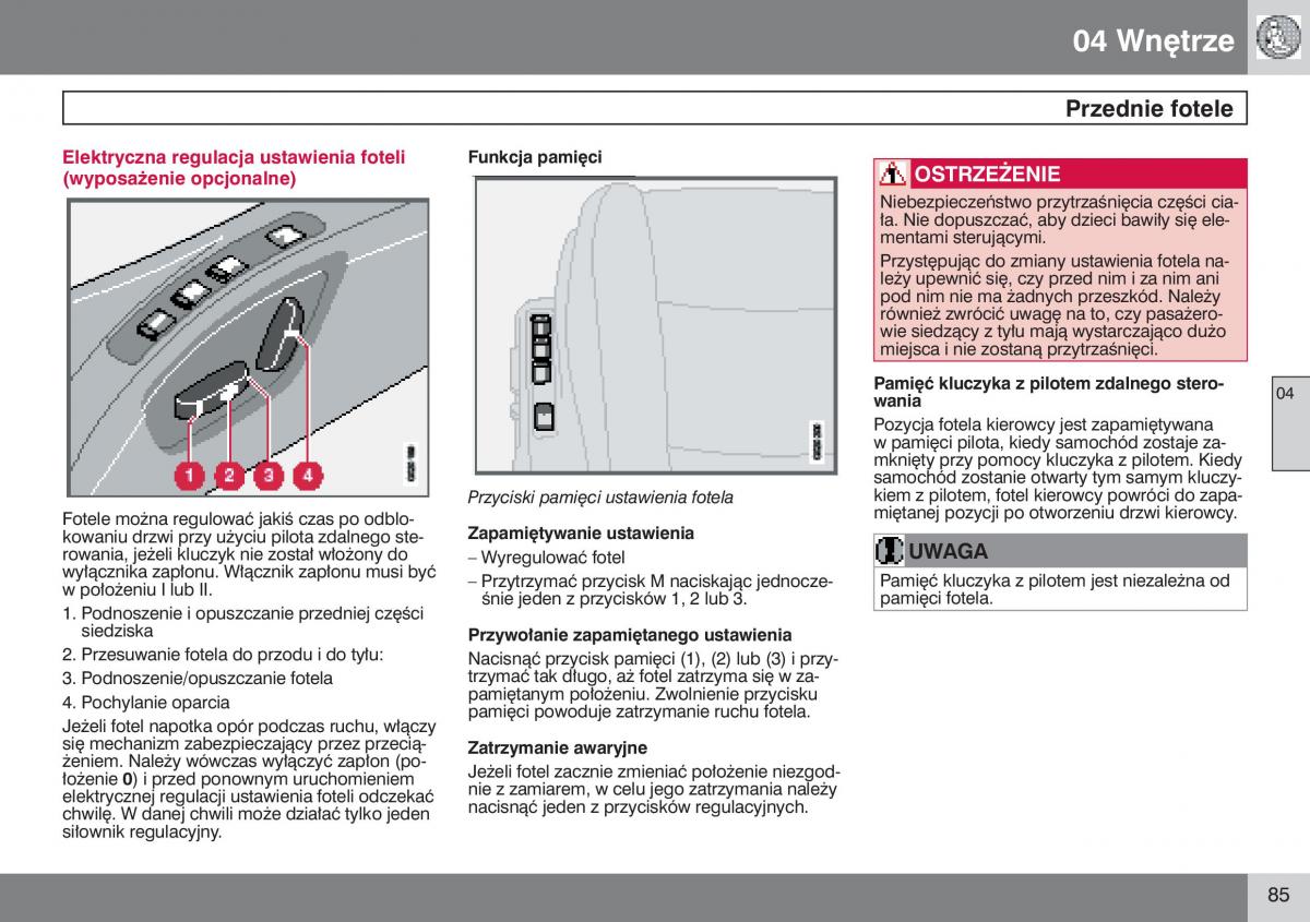 manual  Volvo S40 II instrukcja / page 86