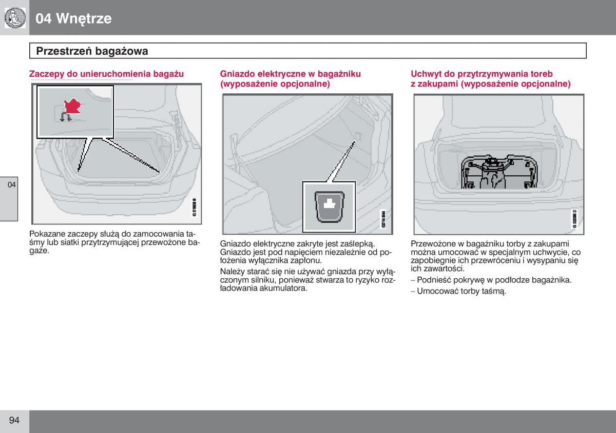 manual  Volvo S40 II instrukcja / page 95