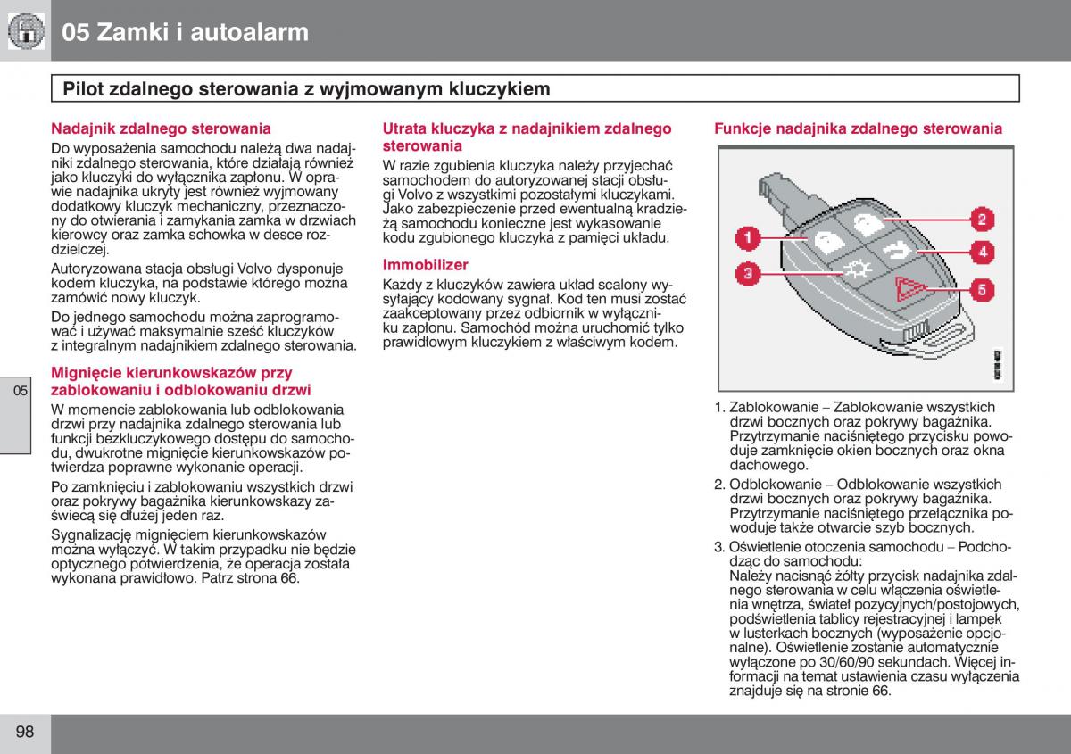 manual  Volvo S40 II instrukcja / page 99