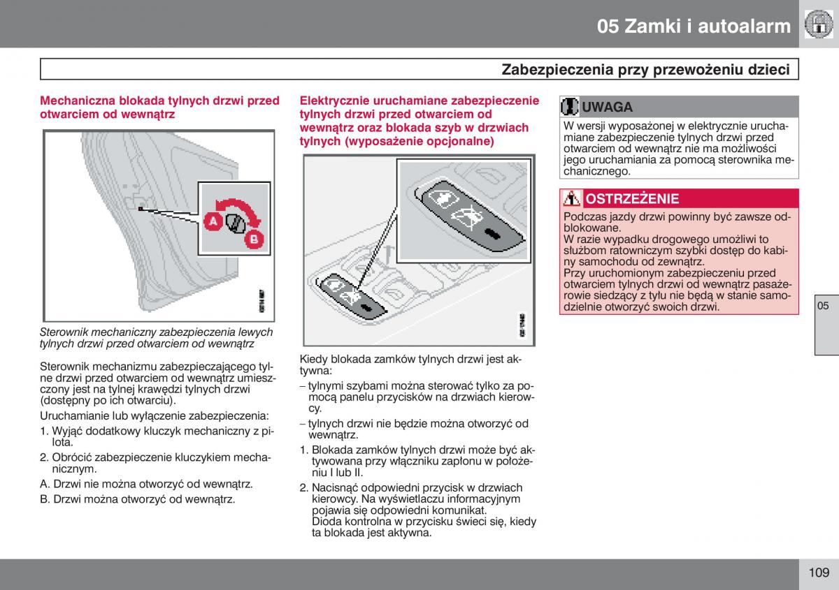 Volvo S40 II instrukcja obslugi / page 110