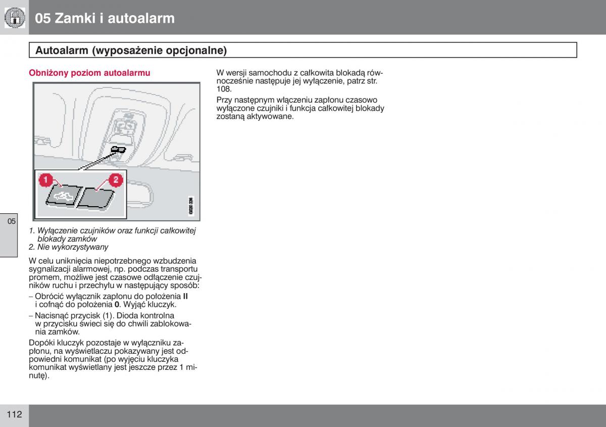 manual  Volvo S40 II instrukcja / page 113