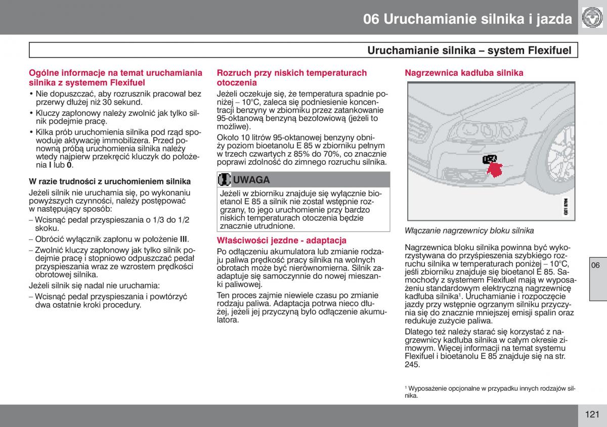 manual  Volvo S40 II instrukcja / page 122