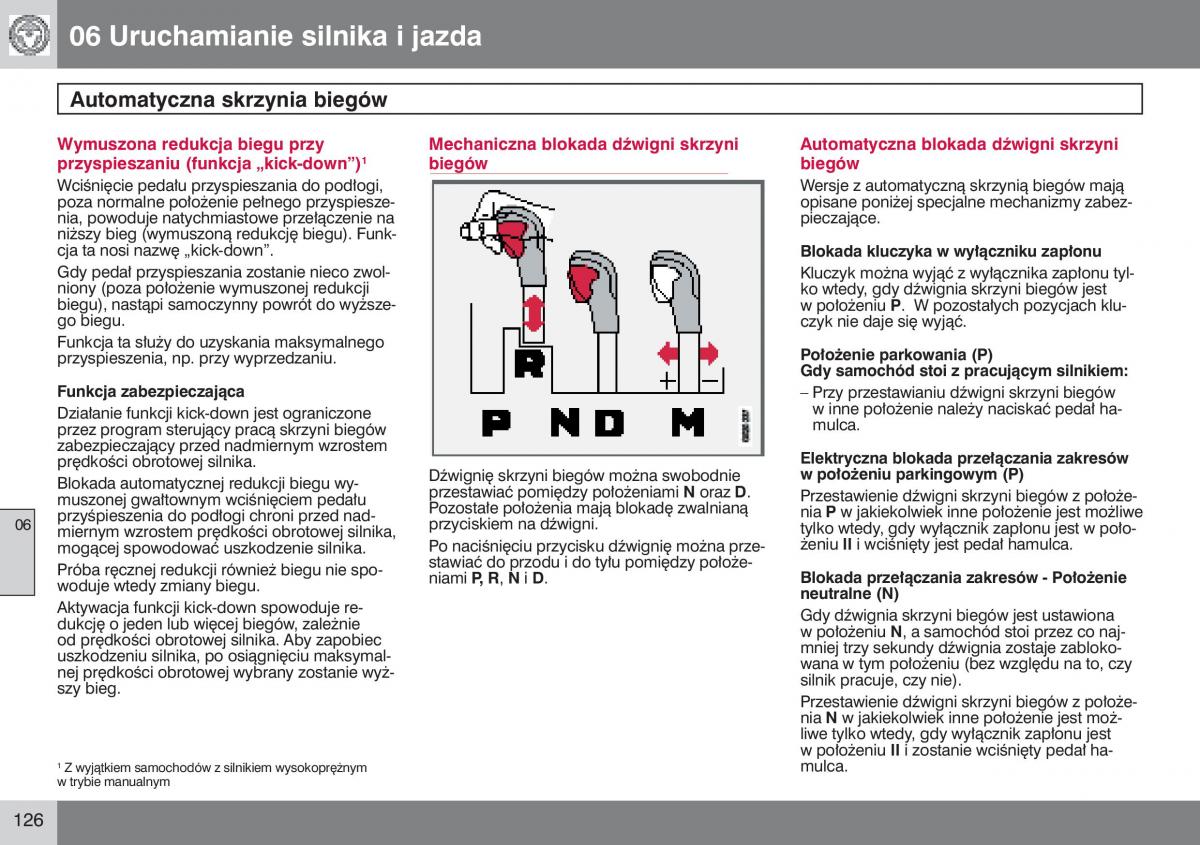 manual  Volvo S40 II instrukcja / page 127