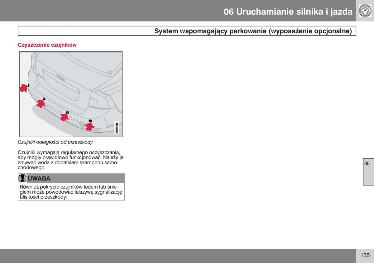 manual  Volvo S40 II instrukcja / page 136