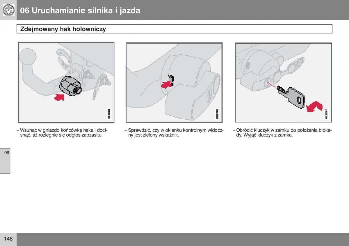 manual  Volvo S40 II instrukcja / page 149